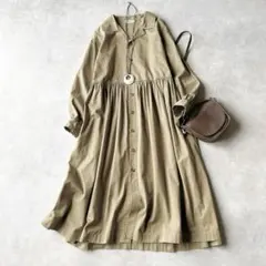 ワンピース＆Vネックプルオーバー2点セット