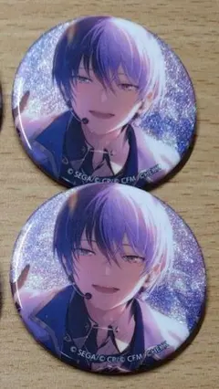 プロセカ　青柳冬弥　あんスタ　缶バッチ　コネライ