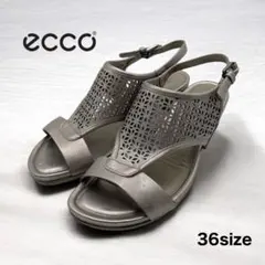 ecco 本革 シャンパンゴールド 23㎝ （36）コンフォート 外反母趾のサムネイル