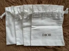 DIOR 巾着袋 ホワイト ミニ