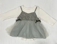 mamaraku バースデイ　ロンパース80 秋冬春　長袖