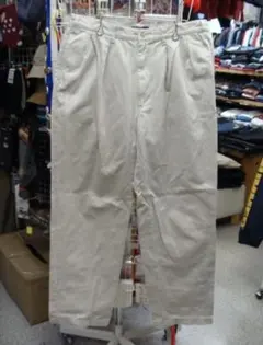 【期間限定】【美品】ラルフローレン 2タック コットンパンツ ベージュ