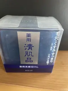KOSE 薬用清肌晶 薬用洗顔石けん ケース付 120gのサムネイル
