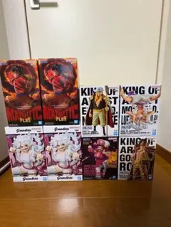 ワンピース フィギュア 8点(ルフィ カイドウ カタクリ ロジャー 白ひげ