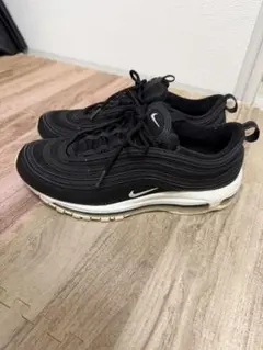 NIKE AirMax97/エアマックス97ブラック×ホワイト/黒白27.5のサムネイル