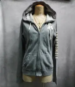 y2k　ジップアップパーカー　アバクロ　平成ギャル　00s　訳あり　51211a