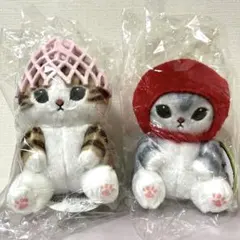 モフサンド　フルーツにゃん　りんご / フルーツキャップ