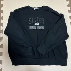 SISTER JENNI ブラック トレーナー　140cm