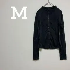 1点もの✨ラッシュガード【M】 長袖 トップス ブラック 水着 夏服 無地