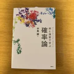 確率論 例と演習で学ぶ 中島誠