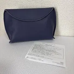 新品未使用　非売品　SUQQU オリジナルフラップポーチ ネイビー