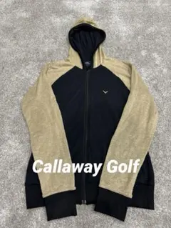 【Callaway Golf】レディース パーカー M 黒×金 フルジップのサムネイル