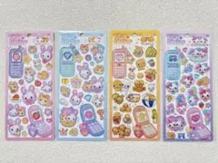 【平成はっぴーフォンステッカー 4枚セット】 平成レトロキャラクター シール