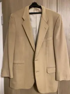 テーラードジャケット ベージュ/スウェード生地