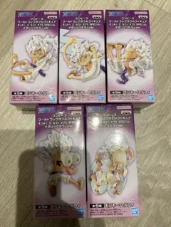 ワンピース　ワーコレフィギュア　ギア５ルフィ　メタリックカラーver.