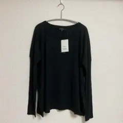 LAUTREAMONT ブラック 長袖ニット 38