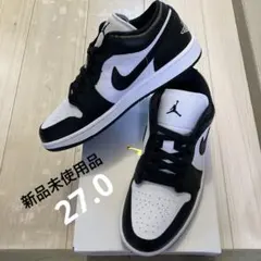 Nike Air Jordan 1 Low ブラック/ホワイト　27.0