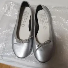 【美品】ショセ (24.5) バレエシューズ パンプス フラットシューズ 本革のサムネイル