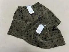 ブリーズ　星柄コーデュロイスカート 80/100