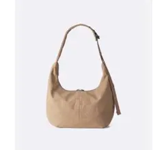 コクーンショルダーバッグ ブラウン GU