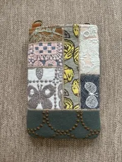 ◆ハンドメイド◆ミナペルホネン　スマホショルダーバッグ　サコッシュ