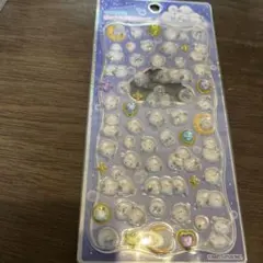 新品　シマエナガ　ストーン付きジュエルプチドロップシール　国内正規品