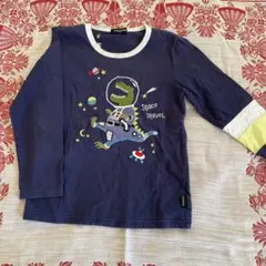 klädskåp 恐竜の宇宙旅行 Tシャツ 120