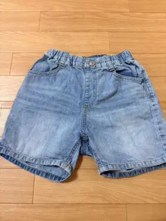 branshes デニムショートパンツ　リボン