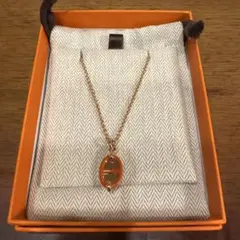 HERMES ネックレス オーマイヨン ローズゴールド - メルカリ
