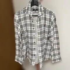 BURBERRY BLACK LABEL チェック柄 長袖シャツ サイズ2のサムネイル