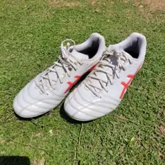 ASICS DS LIGHT サッカーシューズ ホワイト/レッド　25.5cm
