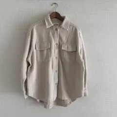 【niko and ... 】アイボリー シャツジャケット