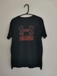 UNDER ARMOUR アンダーアーマー Tシャツ 黒オレンジ YLG150