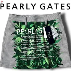 2 パーリーゲイツ ボーダー×ボタニカル ストレッチ ミニ スカート 032