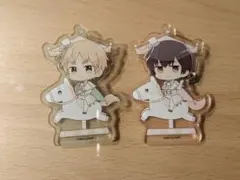 ヘタリア　日本　イギリス　アクリルバッジ　アニメイトカフェ