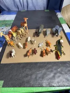 【まとめ売り】動物 フィギュア 25体セット 動物園系 インテリア コレクション