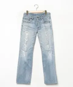 STUNNING LURE☆スタニングルアー☆ライトブルーダメージデニム 25