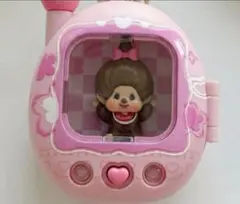 光る もんちっち たまごっち キーホルダー ピンク - メルカリ