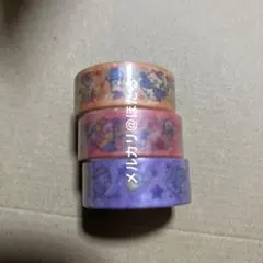 すみっコぐらしマスキングテープ3コセット　とんかつ　ねこ　ファイブ