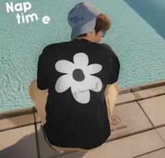 新品Naptime.ナップタイム黒リンガーTシャツNissy西島隆弘ブラックM