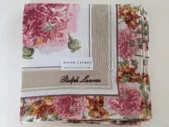 Ralph Lauren ハンカチ　大判花柄ハンカチ57cm