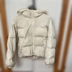 LBC❤️ フード付き中綿ジャケット M クリーム色
