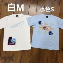 LUCENT ソフトテニスTシャツ 白M 水色S