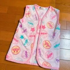 アンパンマン　フリースベスト　パジャマ　アウター　スリーパー