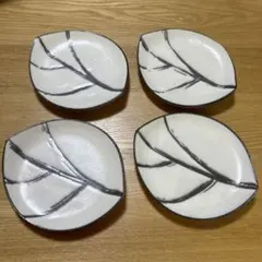 たち吉　木の葉　銘々皿4枚セット　小皿　取り皿　新品未使用