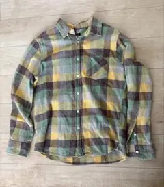 BEAMS HEART ネルシャツ Mサイズ グリーンチェック