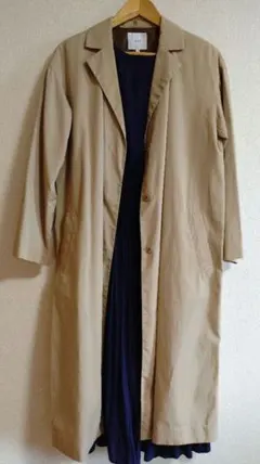 ロングコート　ノースリーブワンピースセット