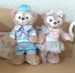 ディズニーシー ダッフィー20周年 ぬいぐるみバッジ カラフルハピネス
