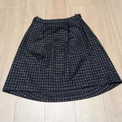 UNTITLED ハウンドトゥース柄 ミニスカート サイズ2