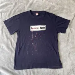ユナイテッドアスレ　Tシャツ M ネイビー　英字　ロゴ　プリントのサムネイル